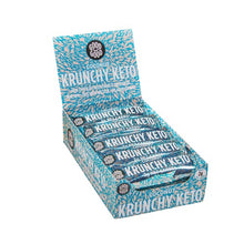 Load image into Gallery viewer, Krunchy Keto Bar (15x35g) - High Fibre Low Carb All Natural No Sugar Added - Coconut