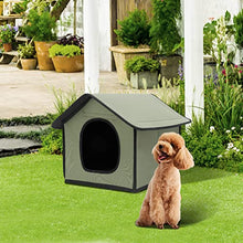 Load image into Gallery viewer, Pet Outdoor House, Waterproof Cat House Dog House Pet Outdoor Cat House, Outdoor Rainproof Dog House Cat House Villa Tent Collapsible Pet Shelter Foldable Pet Shelter Feral Cat House Pet Shelter
