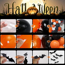 Load image into Gallery viewer, Halloween Balloons Party Decoration Halloween Balloon Arch kit Halloween Balloon Garland Halloween Decoration Set Bat Balloons Orange Balloon Black Balloon