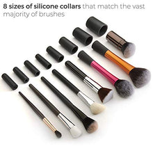 Load image into Gallery viewer, STYLPRO Gift Set Kit: Electric Makeup Brush Cleaner and Dryer Machine with 8 Brush Collars, Spinning Brush Cleaner with Bowl bundle (with two free cleanser sachet included) (ORIGINAL)