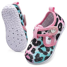 Load image into Gallery viewer, JIASUQI Baby Boys Girls Walking Water Shoes for Swimming Pool Beach Garden Play, Pink Leopard 2-2.5 Years Toddler