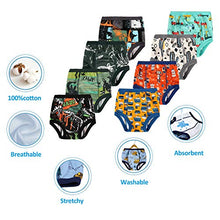 Load image into Gallery viewer, FLYISH DIRECT Cotton Potty Training Pants for Boys Potty Trainer Pants Potty Training Pants Toddler Reusable Training Pants, 8 packs, 6 years