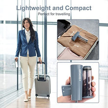 Load image into Gallery viewer, Cosicosy Travel Clothes Steamer, Garment Steamer Handheld Steamer for Clothes Portable Iron Steamer Wrinkle Remover for Home with Fast 25s Heat-up Detachable Water Tank Blue