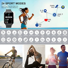 Load image into Gallery viewer, woednx Smart Watch for Man and Women, Fitness Activity Tracker, 1.65 ''Touch Fitness Watch with 24 Sports Modes,Sleep Heart Rate Monitor, Pedometer,IP68 Waterproof Smartwatch for iOS Android,Best gift