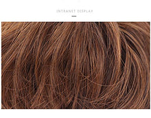 Load image into Gallery viewer, 2 Pack-Hairpiece Scrunchy Scrunchie Bun Updo,Hair Ribbon Ponytail Extensions Hair Extensions Wavy Curly Messy Hair Bun Donut Hair Chignons Hair Piece Wig Plum Red