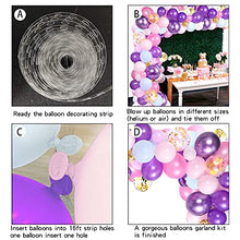 Load image into Gallery viewer, GREMAG Balloons Arch Kit, 105PCS Purple Balloon Garland Kit Balloons Arch Kit, Latex Balloons Party Balloons for Birthday Decoration Party Supplies Wedding Party Decoration Supplies