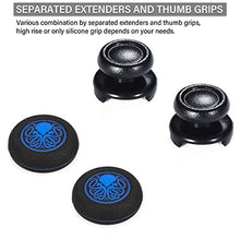 Load image into Gallery viewer, Playrealm FPS Thumbstick Extender & Printing Rubber Silicone Grip Cover 2 Sets for PS5 Dualsenese & PS4 Controller (Cthulhu Deep Sea)