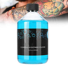Load image into Gallery viewer, Tattoo Wash Cleaning Soap, 500ml High Enrichment Tattoo Aftercare Solution Cleaning Process Liquid Soap Tattooing Supply Suitable for All People