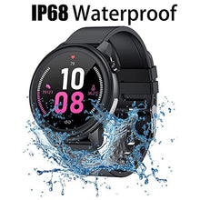 Load image into Gallery viewer, Smart Watch ECG Men, 1.3“ Full Touch Screen Smartwatch Temperature, IP68 Waterproof Women Fitness Tracker with PPG/Heart Rate Monitor Message Notice Pedometer Sleep Monitor for Android iOS Black