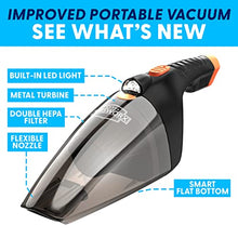 Load image into Gallery viewer, ThisWorx Car Vacuum Cleaner - Portable, Lightweight, Powerful, Handheld Vacuums w/Strong Suction, 3 Attachment Accessories, Carry Case - 12V, 4.8m Cord - Car Cleaning Kit