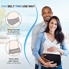 Load image into Gallery viewer, SIYWINA Maternity Belt Pregnancy Support Belt Bump Band Abdominal Support Belt Belly Back Bump Brace Strap Beige