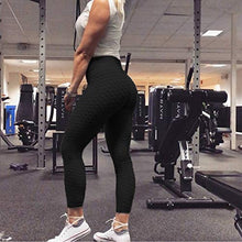 Load image into Gallery viewer, FITTOO Women Sexy High Waist Butt Scrunch Push Up Leggings Stretch Gym Workout Yoga Pants, M, Black
