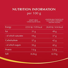 Load image into Gallery viewer, Lindt LINDOR Milk Chocolate Easter Egg Gift, 322g - Perfect for Easter Gifting - containing LINDOR Milk filled eggs with a smooth melting filling and a Lindt Milk chocolate egg