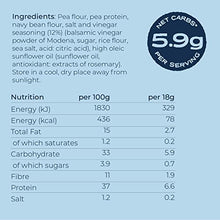 Load image into Gallery viewer, Keto Keto Low Carb Crunch Puffs 10 x 80g Keto Snacks For Weight Loss | Keto Diet, Low Carb Snack, Keto Crisps | Low Calorie, Vegan Food, Gluten Free, High Protein (Sea Salt and Balsamic Vinegar)