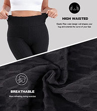 Load image into Gallery viewer, RUIXUE TIK Tok Leggings Butt Lift, Womens High Waisted Yoga Pants Tummy Control, Scrunch Honeycomb Leggings Anti Cellulite Leggings for Workouts Yoga Pants