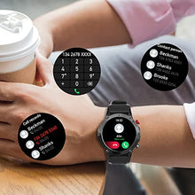 Load image into Gallery viewer, LEMFO Smart Watch for Men, 1.32'' Answer and Make Calls Fitness Watch, Sports Fitness Tracker with Heart Rate Blood Pressure Sleep Monitor, Bluetooth Smartwatch for iOS Android Phones
