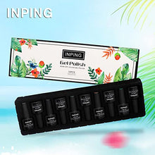 Load image into Gallery viewer, INPING Gel Polish, 10 Color MACAROON Gel Polish Set Soak Off UV Gel Nail Polish DIY Nail Art Salon Manicure Kit for Starter, 8ml/0.27oz, Pastel Gel Polish
