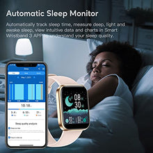 Load image into Gallery viewer, Smart Watch Fitness Tracker with 24/7 Heart Rate, Blood Oxygen Blood Pressure, and Sleep Monitor, Full Touch 5 ATM Waterproof Smartwatch, Step Counter Watch for Kids Women Men for Android iPhone