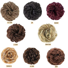 Load image into Gallery viewer, Hair Buns Hair Piece Scrunchies for Women Wavy Curly Ponytail Extensions Synthetic Donut Updo Hair Chignons Hair Accessories Thick Hair Pieces 4-30#