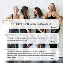 Load image into Gallery viewer, Scales for Body Weight - Smart Body Fat Scales Composition Analyzer Monitor, High Precision Measuring for BMI, Visceral Fat, Muscle, Body Age etc, Smart APP for Fitness Tracking(Black)