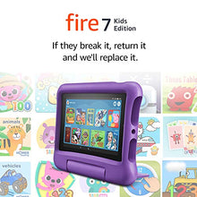 Load image into Gallery viewer, Fire 7 Kids Tablet | 7" Display, 16 GB, Purple Kid-Proof Case (2019 Release)