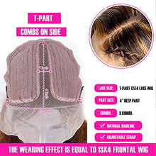 Load image into Gallery viewer, Highlight Deep Wave Wigs Human Hair P4/27 Ombre Lace Front Wigs Honey Blonde 180% Density Transparent Curly Water Wave 13X4x1 T Part Lace Frontal Wigs for Black Women 18Inch