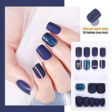 Load image into Gallery viewer, 90 Pieces Removable Fake Nail Artificial Tips Set Full Cover for Short Decoration Press On Nails Art Fake Extension Tips