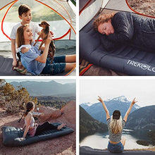 Load image into Gallery viewer, Inflatable Sleeping Mat Camping Mats UL140 Portable Camping Mattress Roll Mat Air Sleeping Pad, 12.5cm Thick, 76cm Wide Backpacking Sleep Pad with Built-in Inflating Foot Pump for Hike, Camp