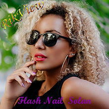 Load image into Gallery viewer, RikView Press on Nails Long Acrylic Nails Coffin Fake Nails Green Nails with Rhinestones