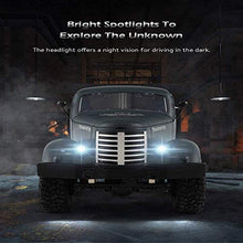 Load image into Gallery viewer, VanFty Rc Cars Rc Military Truck Off-Road Crawler Rc Trucks, 6WD Tracked Off-Road Toys 2.4GHz Radio Controlled Cars 1/16 Proportion Remote Control Army Truck For Boys Kids Adults
