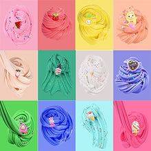 Load image into Gallery viewer, 12 pack Fluffy Slime Kit, Cake Animal Candy and Fruit Butter Slime, Super Stretchy and Non-Sticky, Slime Kit Stress Relief Toys for Girls and Boys.