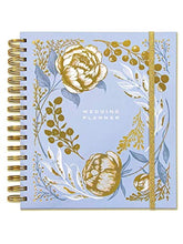 Load image into Gallery viewer, Powder Blue Luxury Wedding Planner Journal with Sections, checklists & Pockets