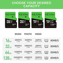 Load image into Gallery viewer, KEXIN 32GB Micro SD Memory Card + SD Adapter 3 Pack MicroSDHC Micro SD Card Class 10 UHS-I External Data Storage Cards TF Card for Tablet, Smartphone, Drone, Dash Cam, Camera (32 GB, Black Green)