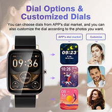 Load image into Gallery viewer, Smart Watch for Women Men, Lively Life Fitness Tracker with Heart Rate Monitor, 1.7 Inch Full Touch Screen Ladies Smart Watch IP68 Waterproof Sports Smartwatch for Women Men Android iOS Phones