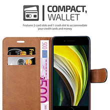 Load image into Gallery viewer, iCatchy For iPhone SE 2022 Case SE 2020 Case, iPhone 8 Case iPhone 7 Case Leather Wallet Book Flip Folio Stand View Case Compatible with iPhone se 2022/2020 Phone Case Cover (Black)