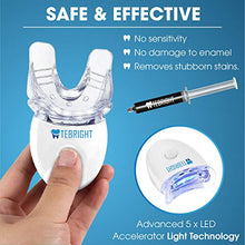 Load image into Gallery viewer, TEBRIGHT Teeth Whitening Kit - Stains and Plaques Bleaching Remove– Bright Teeth & Smile with Teeth Whitener - Whitening LED Light Pen for Sensitive Teeth