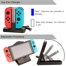 Load image into Gallery viewer, Accessories Kit for Nintendo Switch and Nintendo Switch OLED, Accessories Bundle Wheel Grip Caps Carrying Case Screen Protector Controller