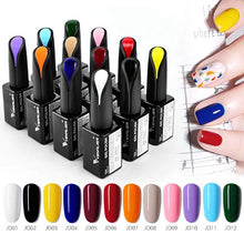 Load image into Gallery viewer, VENALISA 15ml Gel Green Nails Polish, Emerald Green Color Soak Off UV LED Nail Gel Polish Nail Art Starter Manicure Salon DIY at Home, 0.53 OZ
