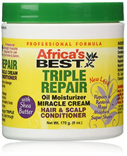 Load image into Gallery viewer, Africa,s Best Triple Repair Oil Moisturizer Cream Hair & Scalp Conditioner 170g