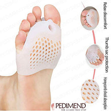 Load image into Gallery viewer, Pedimend 2 Pairs Gel Toe Separators Metatarsal Pads, Gel Toe Straightener for Overlapping Toes, Bunion Corrector, Hallux Valgus Forefoot Pain Relief