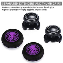 Load image into Gallery viewer, Playrealm FPS Thumbstick Extender & Printing Rubber Silicone Grip Cover 2 Sets for PS5 Dualsenese & PS4 Controller (Cthulhu Secret)