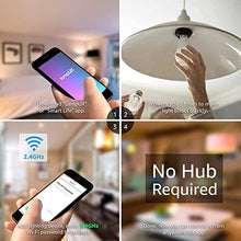 Load image into Gallery viewer, LE WiFi Smart Bulb E27, RGB Colour Changing, Warm to Cool White LED Screw Bulb, 9W, Dimmable, 806LM, RGBCW, APP and Voice Control, Works with Alexa and Google Home, Pack of 2 (2.4GHz Only)