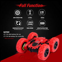 Load image into Gallery viewer, SZJJX Remote Control Car Truck 4WD RC Stunt Car 2.4Ghz Double Sided Rotating 360° Flips 7.5Mph Racing Vehicles, Kids Toy Cars Gift for Boys & Girls Birthday (Battery Not Included)