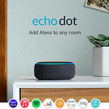 Load image into Gallery viewer, Echo Dot (3rd Gen) - Smart speaker with Alexa - Charcoal Fabric