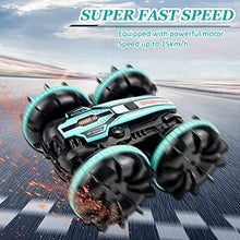 Load image into Gallery viewer, Sheeliy Amphibious Remote Control Car for Kids, 4WD RC Waterproof Stunt Car Vehicle 2.4 GHz 360° Rotating for Boys Girls Driving on Water & Land, Gift for Birthday