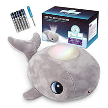 Load image into Gallery viewer, Musical Baby Night Light For Kids With Nursery Rhymes And Heartbeats - This Adorable Whale Night Light Projector And Sound Machine Is A Shusher, Soother And Sleep Aid