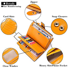 Load image into Gallery viewer, SENDEFN Ladies Purse,Large Capacity Genuine Leather Women's Wallet