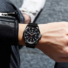 Load image into Gallery viewer, Mens Watches Military Watches for Men Military Army Watch Analogue Quartz Waterproof Wrist Watches for Men Date Display Nylon Tactical Field Sports Minimalist Watches