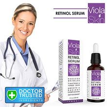 Load image into Gallery viewer, PREMIUM Retinol Serum For Face/Neck/Eyes with Hyaluronic Acid. 8X More Effective, Anti Ageing Retinol Serum for Acne Treatment, Wrinkles, Fine Lines & Sensitive Skin, Hydrate & Brighten your look! 100% Satisfaction
