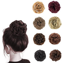 Load image into Gallery viewer, Hair Buns Hair Piece Scrunchies for Women Wavy Curly Ponytail Extensions Synthetic Donut Updo Hair Chignons Hair Accessories Thick Hair Pieces 4-30#